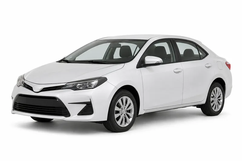 Foto de referencia de un Toyota Corolla